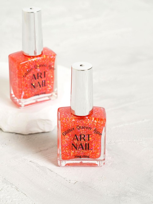 น้ำยาทาเล็บ Ring Ring Nail (กลิตเตอร์ควีน #1) 13 มล.