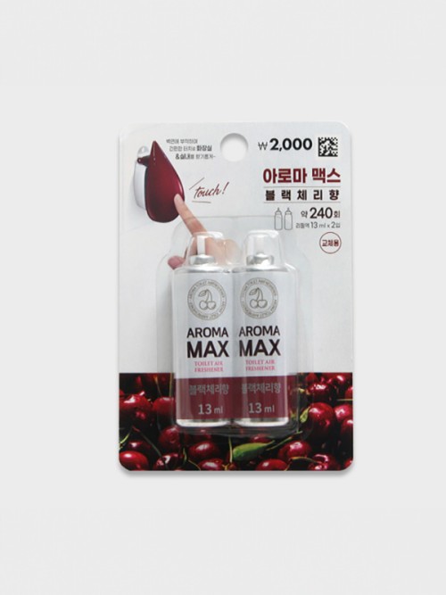 น้ำหอมปรับอากาศประเภทอโรมา (Aroma) ขนาด 13 มล. จำนวน 2 ขวด ที่มีกลิ่นเชอร์รี่ดำ (Black Cherry)