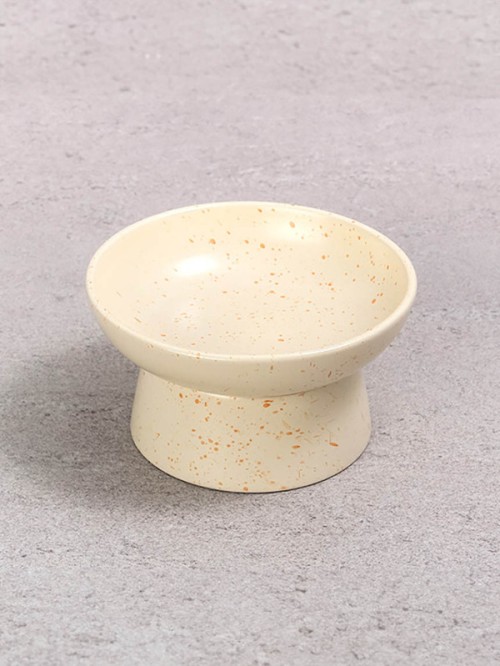 ภาชนะบรรจุอาหารสัตว์เลี้ยง Stoneware (กลาง)