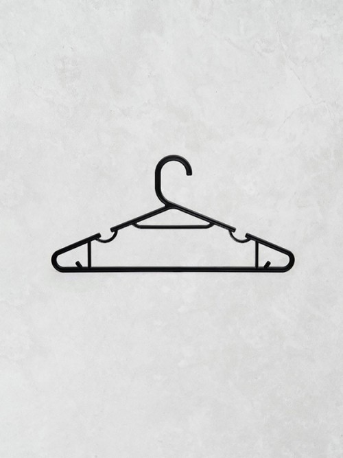 ไม้แขวนเสื้ออเนกประสงค์  สีดำ 10ชิ้น
