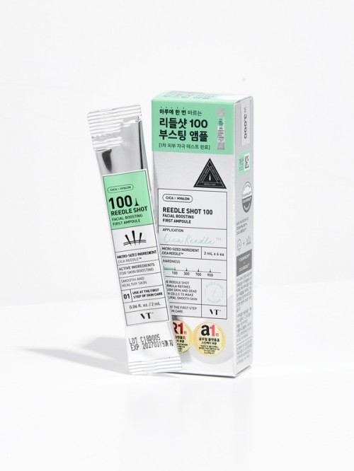 แอมพูล VT Riddleshot 100 Facial Boosting First 2 มล. x 6 ชิ้น