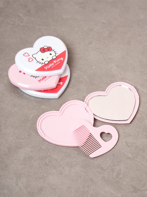 ชุดหวีและกระจก Hello Kitty