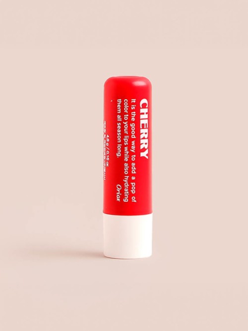 ลิปบาล์มสีแดง Orix พร้อมกลิ่นเชอร์รี่