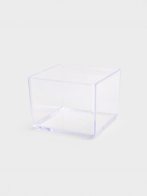 กล่องจัดระเบียบแบบใส (8.2 x 8.2 x 6.2 ซม)