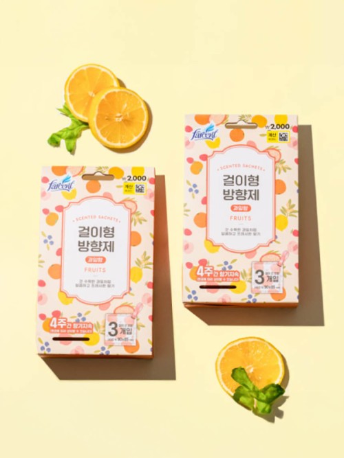 น้ำหอมปรับอากาศแบรนด์ ขนาด 7 กรัม จำนวน 3 ชิ้น มีกลิ่นผลไม้ (Fruit Scent)