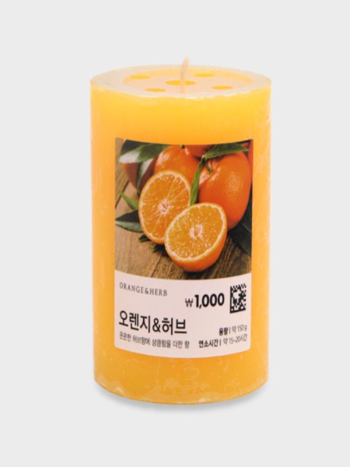 เทียนฟิลล่า กลิ่นส้มและสมุนไพร (Orange Herb Scent)