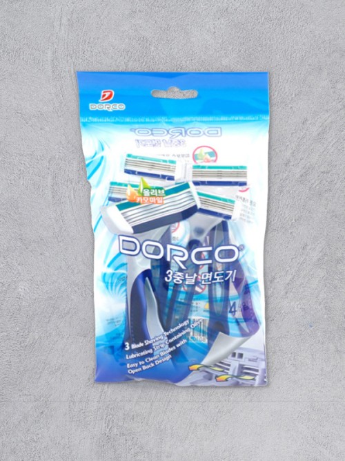 มีดโกนหนวด Dorco Win แบบ 3 ใบมีด 4 ชิ้น