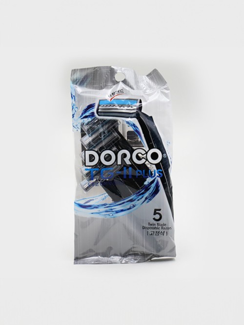 Dorco TG2 Plus ใบมีดโกน 2 ชั้น (5 ชิ้น)