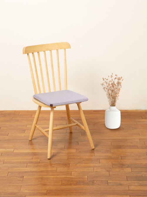 หมอนรองนั่ง หมอนอิงสี่เหลี่ยมผ้าคอร์ดูรอย 2 ด้าน ขนาด 40 X 40 ซม. สีม่วง