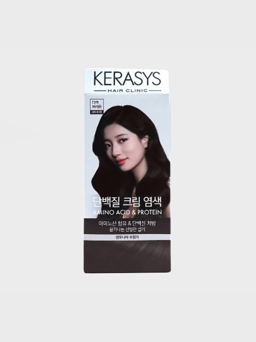 ครีมย้อมผมโปรตีน เคอราซิส (สีน้ำตาลเข้ม)