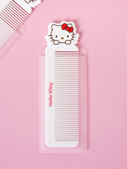 หวีไม้ลายตัวละคร Hello Kitty