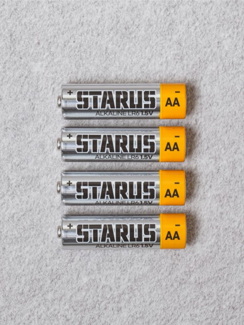 ถ่านอัลคาไลน์ Starrus AA LR6 4 ก้อน