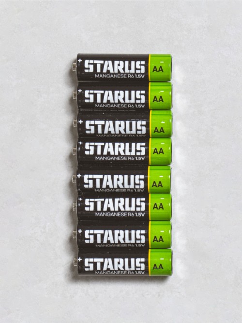 ถ่าน Starus Manganese R6 AA  8 ก้อน