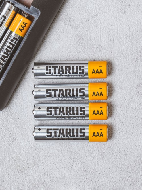 ถ่านอัลคาไลน์ Starus LR03 AAA 4 ก้อน