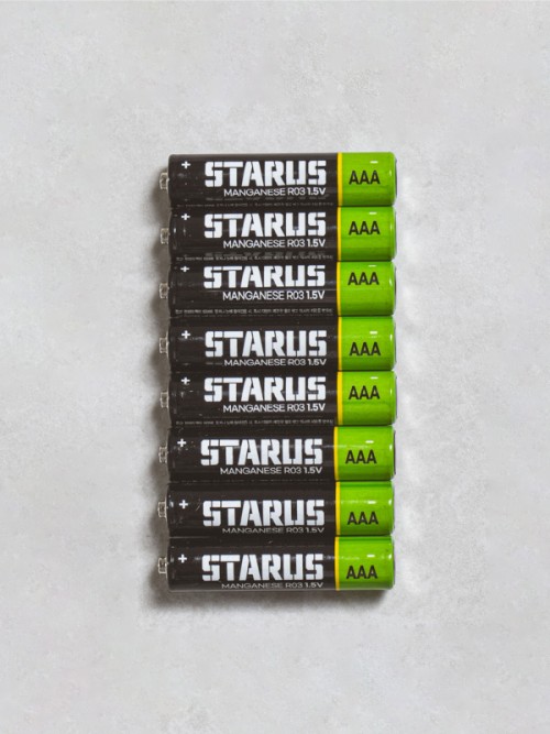 ถ่าน Starus Manganes R03 AAA 8ก้อน