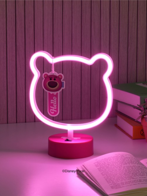 ไฟนีออน LED รูปหมีสีชมพูพาสเทล น่ารัก จาก Pixar Toy Story