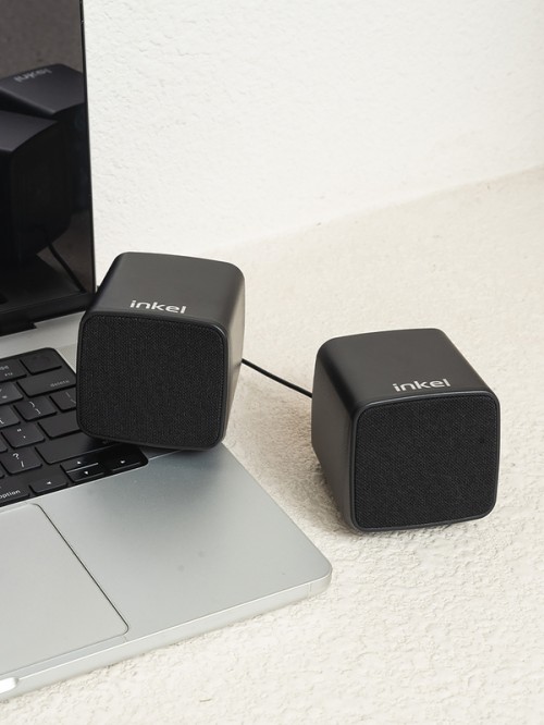 ลำโพง 2 ช่องสัญญาณแบบมีสาย Inkel Wired Fabric Speaker เป็นลำโพงขนาดเล็กแต่ทรงพลังด้วยเอาต์พุต 5W+5W