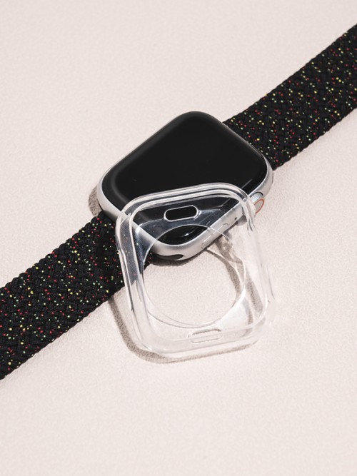 เคสใสสำหรับ Apple Watch ขนาด 45mm ที่ทำจากวัสดุ TPU (Thermoplastic Polyurethane)