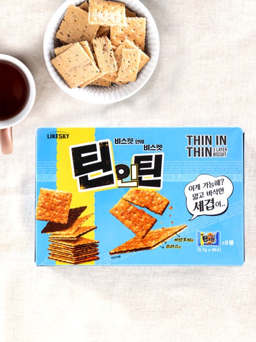 ขนมบิสกิต Thin in Thin รสโฮต็อก 200กรัม