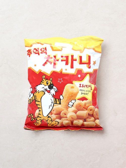 ขนม Chakani รสเค็มของเครื่องปรุงบาร์บีคิวและรสนุ่มของชิปข้าวโพด 60กรัม