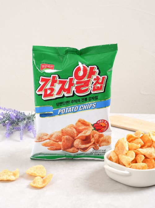 ขนมมันฝรั่งทอดกรอบ Potato chips 70กรัม
