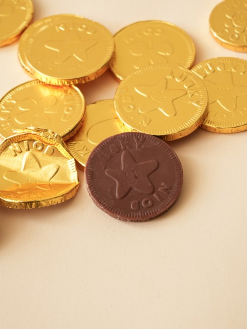 ช็อกโกแลตรูปเหรียญ Lucky Coin 80กรัม