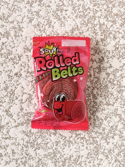 เจลลี่ Sour Roller Belt รสสตอเบอร์รี่ 40 กรัม