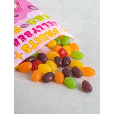 เจลลี่ BEAN ผสมผลไม้ เจลลี่รูปถั่วสีสันสดใสน่ารัก มีรสชาติผลไม้ 7 ชนิด 50กรัม