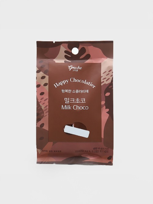 Happy Chocolatier มิลค์ช็อกโกแลต 100 กรัม