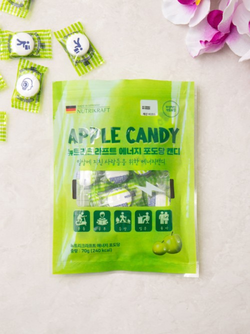 ลูกอมกลูโคสรสแอปเปิ้ลเขียวเปรี้ยวหวาน 70กรัม