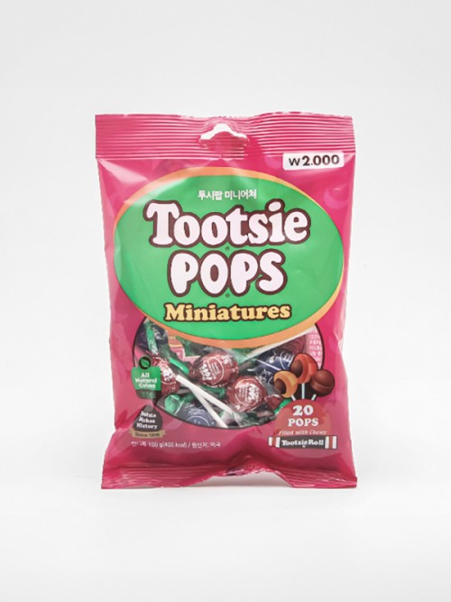 ลูกอม Tootsie Pop Miniatures (100กรัม)
