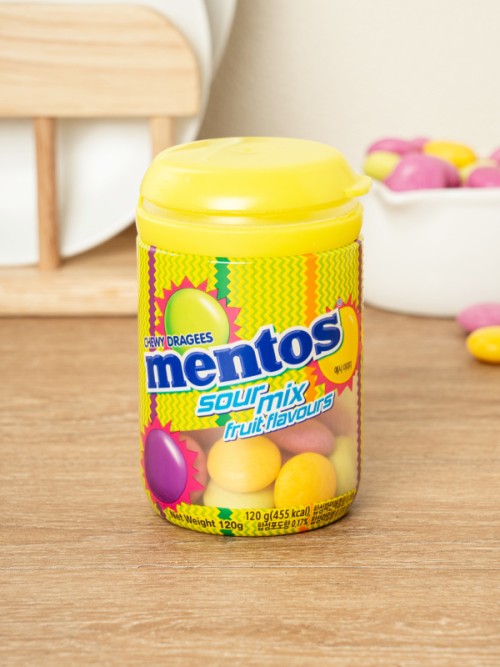 ลูกอม Mentos Sour Mix Bottle 120กรัม