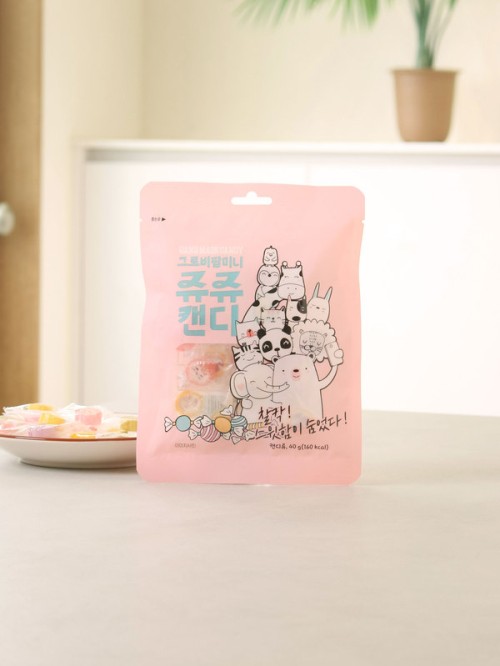 ลูกอมรูปสัตว์ Groovy Pop Mini Juju 40กรัม