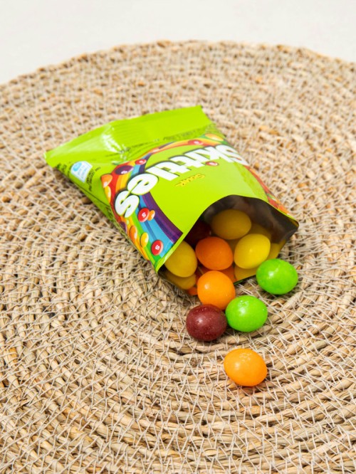 ลูกอมหลากสี Skittles รสเปรี้ยว 60กรัม