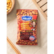 ถั่วลิสงและข้าวโพด HBAF รสเผ็ด (55 กรัม)