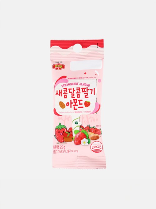 ขนมอัลมอนด์ รสสตรอเบอร์รี่ (25 กรัม)