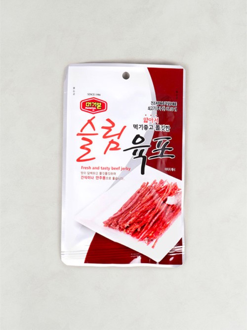เนื้อแดดเดียวอบแห้ง Slim Jerky 20กรัม