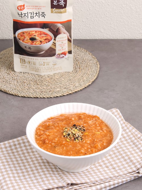 โจ๊กปลาหมึกเผ็ดกิมจิ 200กรัม