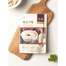 โจ๊ก ที่มีส่วนผสมจากเนื้อวัวออสเตรเลียที่สะอาดและผักสดในประเทศ 5 ชนิด 200 กรัม