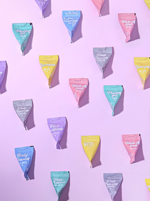 มินิคัลเลอร์แพ็ค Triangle Pouch 3 กรัม 10 ชิ้น