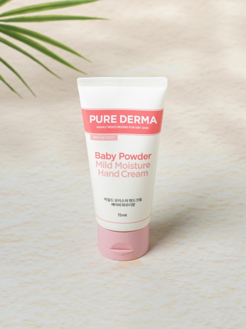 ครีมทามือ On The Body กลิ่น Baby Powder 75 มล.