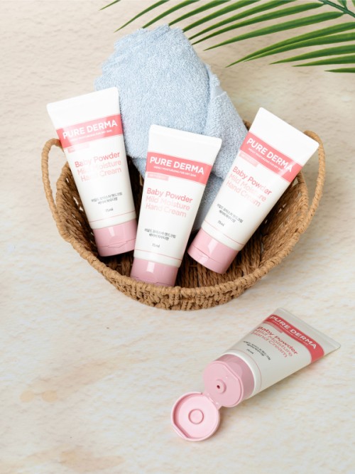 ครีมทามือ On The Body กลิ่น Baby Powder 75 มล.