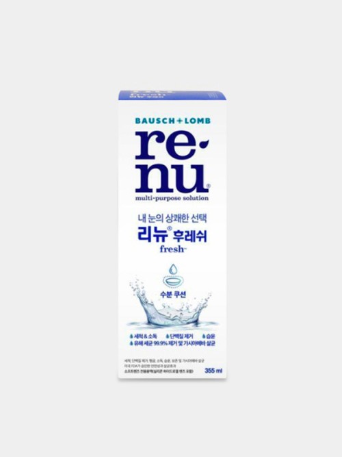 น้ำยาทำความสะอาดคอนแทคเลนส์ Renew Fresh 355 ml