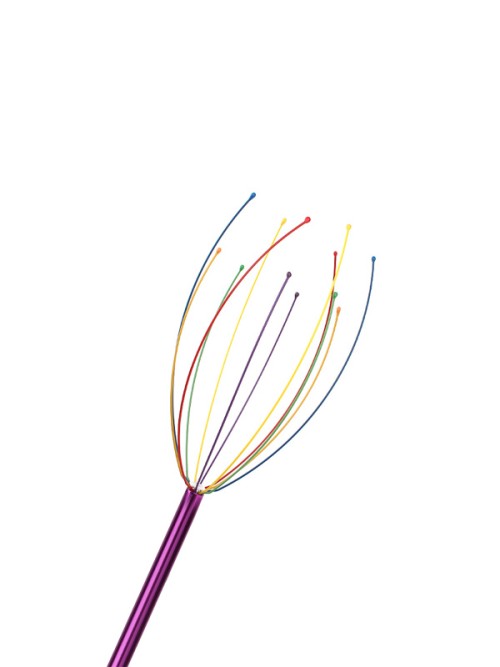 เครื่องนวดหนังศีรษะสีรุ้ง