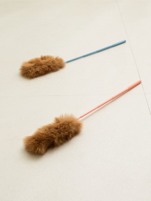 ของเล่นเสียบไม้ขนนก สำหรับแมว 30ซม. (1แพ็ค มี2ชิ้น)