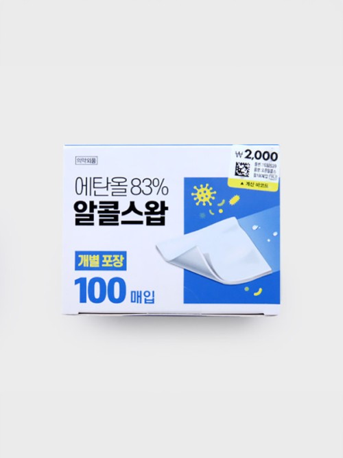 ซื้อผ้าชุบแอลกอฮอล์โอโซน 100 ผืน