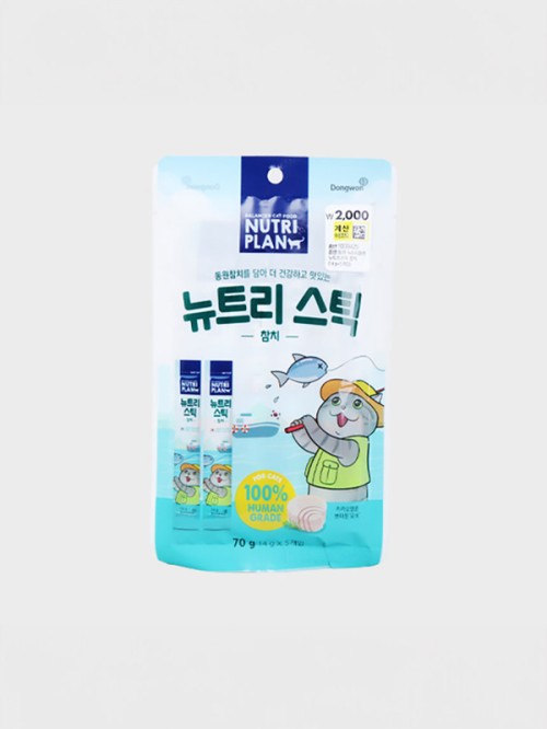 อาหารแมว Dongwon Nutristic รสทูน่า (14กรัม X 5ชิ้น)