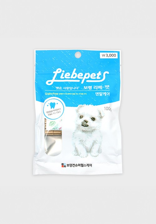 อาหารทานเล่น Boryeong บำรุงฟันของสุนัข (100 g)
