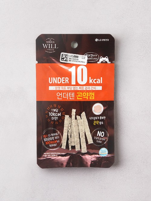 หมากฝรั่งพืชของสุนัข LG Sirius Will Under 10 Kcal (20 กรัม)