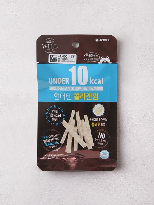 หมากฝรั่งคอลลาเจนของสุนัข LG Sirius Will Under 10 Kcal (20 กรัม)